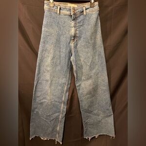 Zara Women's Straight Blue Jeans